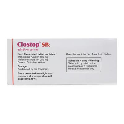 Clostop Srx Tablet 10'S - Bleeding Disorders-Hae