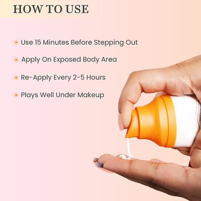 O3+ Derma Cult Glow Shield Sunscreen SPF 50 PA+++ 55 g - Body Sunscreen