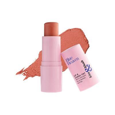 Blue Heaven Kiss & Blush Lip And Cheek Tint, Muted Peach 8.5 gm - Blushes