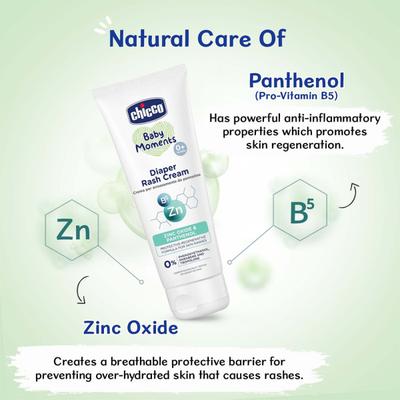 Chicco Baby Moments Diaper Rash Cream 100 ml - Rash Creams