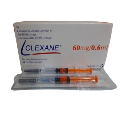 Clexane 60mg Injection(Pfs) 0.6ml - Blood Clot-Ant