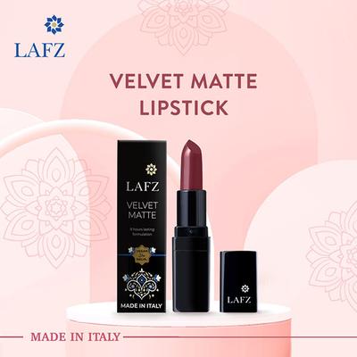 Lafz Velvet Matte Lipstick, Dark Mulberry 4.5 gm - Lipsticks