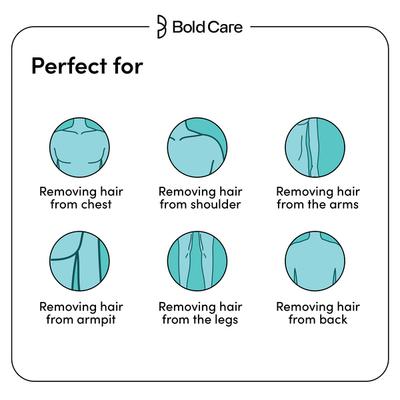 Bold Care Hair Removal Spray For Men - with Aloe Vera & Lemon Extract 200 g - Hair Sprays & Mists