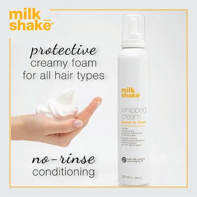 milk shake Conditioning Whipped Cream Leave in foam 200 ml - Hair Perms & Texturizers