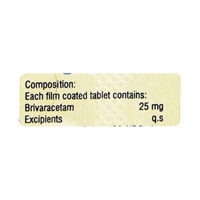 BRIVGARD 25 Tablet 10's - Epilepsy/Convulsion-Ant
