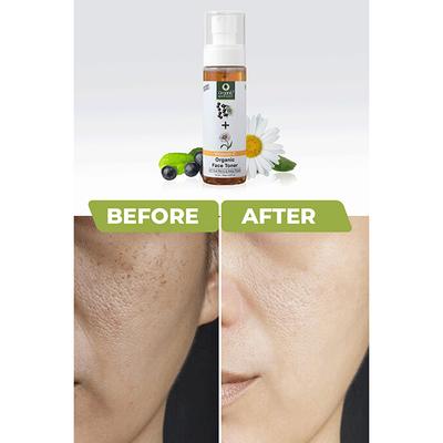 Organic Harvest Brightening Face Toner Kakadu Plum, Acai Berry & Rice water Enriched with Vitamin C 100ml - Toners