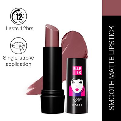 Elle 18 Color Pop Matte Lip Color, W12, Mauve Date 4.3 gm - Lipsticks