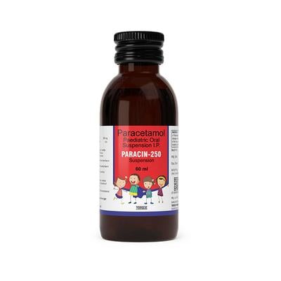 Paracin 250mg Suspension 60ml - Fever-Ana
