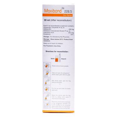MOXIBOND 228.5 MANGO FLAVOUR Dry Syrup 30ml - Bacterial Infections-Pen