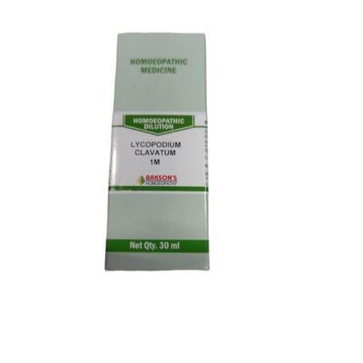 Bakson's Lycopodium Clavatum 1M Liquid 30 ml - Dilutions