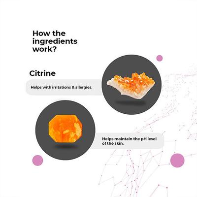 Cosmos by Bewakoof Gemstone Bath Bar with Citirine Fruity-Cleanses & Moisturises 125 gm - Soaps