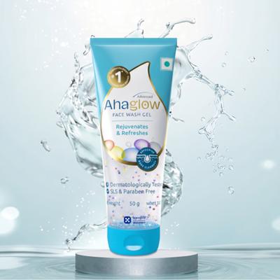 AHAGLOW ADVANCED Face Wash Gel 50gm - Face Wash & Cleansers