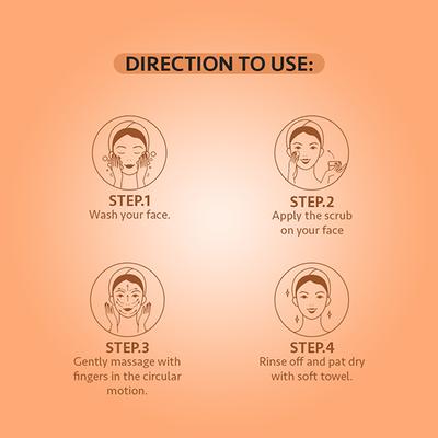 Berina Go Glow By Berina Orange & Vitamin E Face Scrub 500 ml - Scrubs & Exfoliants