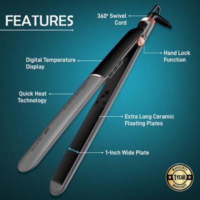 Ikonic Me Xtreme Straight (Stone) 1's - Straighteners