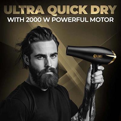 Beardo Studio Professional Tornado Hair Dryer 2000 W for Men 420 gm - Hair Dryers