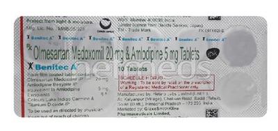 Benitec A Tablet 10'S - Hypertension-Ang
