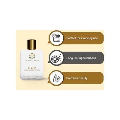 The Man Company Blanc Luxury Perfume for Men Eau De Toilette 50 ml - Men Perfumes (Edt/Edp)