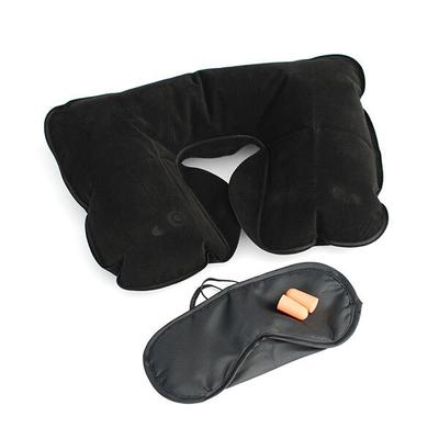 Basicare Sleeping Kit (Eyemask & Inflatable Pillow & Earplug)(Pack of 3) 1's - Face Mask