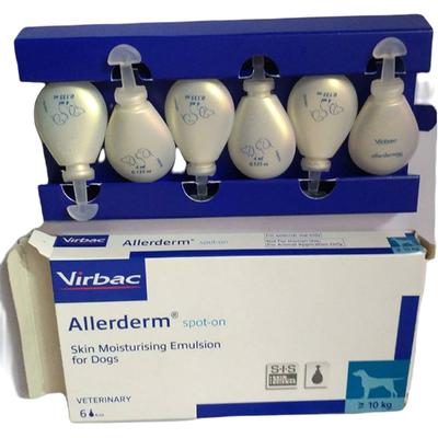 Virbac Allerderm spot on Dog Emulsion Pack of 6 x 4 ml - Pet Healthcare
