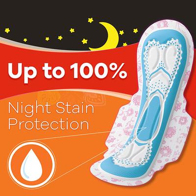 Whisper Choice Nights Sanitary Pads For Women XX-Large Pack of 18 Napkins 1's - Others