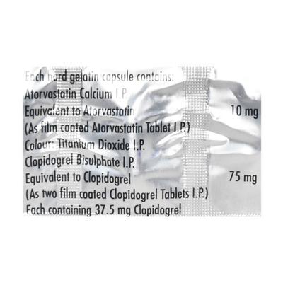 Stator CV 10/75mg Capsule 15'S - High Cholesterol-Dys