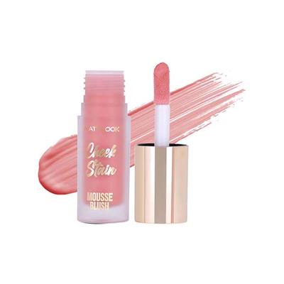 Matt Look Cheek Stain Mousse Blush, Infused with Hyaluronic Acid, Long Lasting - Everyday Love 6.5 gm - Blushes