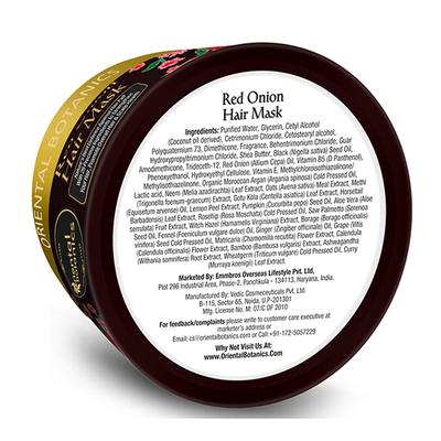 Oriental Botanics Red Onion Hair Mask 200 gm - Hair Masks & Packs