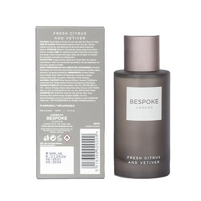 BESPOKE London Fresh Citrus and Vetiver Eau De Parfum 100 ml - Men Perfumes (Edt/Edp)