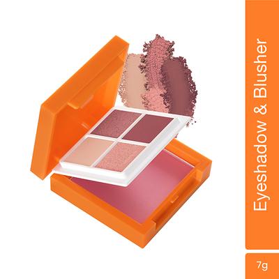 Swiss Beauty Craze Eyeshadow And Blusher Rose Party 9 gm - Eyeshadow, Bases & Primers