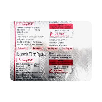 I FUNG 200 Capsule 10's - Fungal Infections-Anf