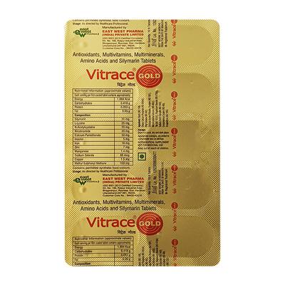 Vitrace Gold Tablet 10'S - Supplements-Vam