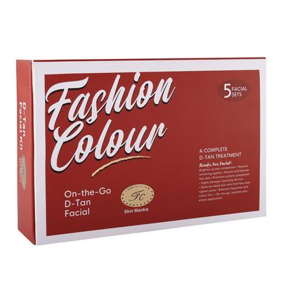 Fashion Colour Dtan Facial Kit (On The Go) 125 gm - Facial Kits