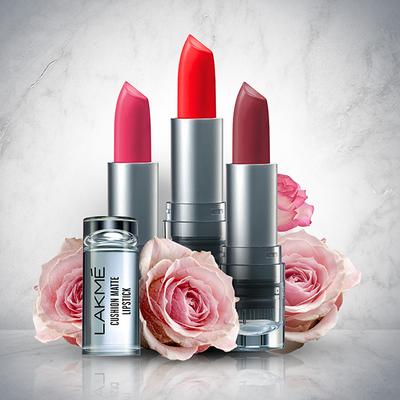 Lakme Cushion Matte Lip Mauve Love 4.5 gm - Lipsticks