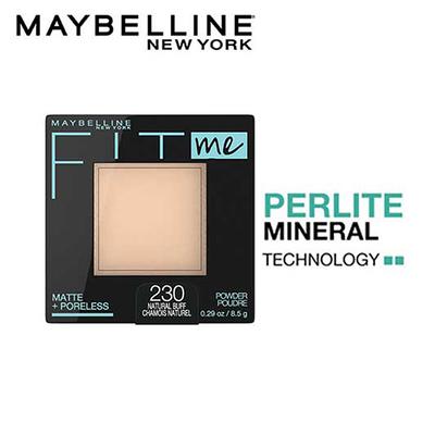 Maybelline New York Fit Me Matte + Poreless Powder, 230 Natural Buff 1's - Compact Powder