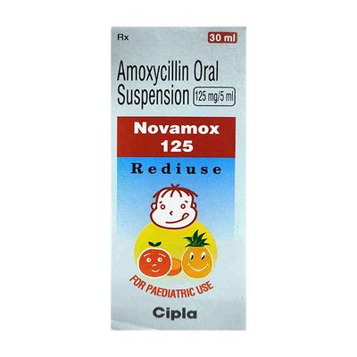 NOVAMOX 125 Oral Suspension 30ml - Bacterial Infections-Pen