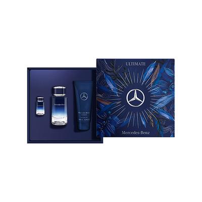 Mercedes-Benz Ultimate Gift Set (Eau De Parfum 120ml + 7ml + Shower Gel 100ml) 1's - Men Perfumes (Edt/Edp)