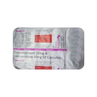DEXOL D Capsule 10's - Ulcer/Reflux/Flatulence-Aaa