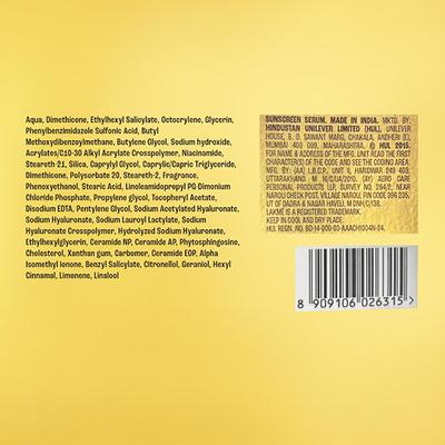 Lakme Sun Expert Dry Matte Fluid SPF 50++++ Sunscreen with 1% niac & ceramide, for oily skin 50 ml - Body Sunscreen