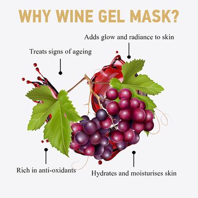 India Grooming Club Wine Gel Mask for Face & Body 100 ml - Masks & Peels