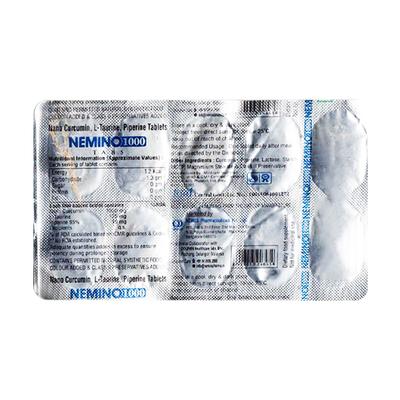 NEMINO 1000 Tablet 10's - Supplements-Sup