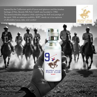 Beverly Hills Polo Club Sports No.9 Eau De Toilette For Men 50 ml - Men Perfumes (Edt/Edp)