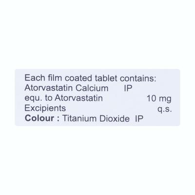 Atosta 10mg Tablet 10'S - High Cholesterol-Dys