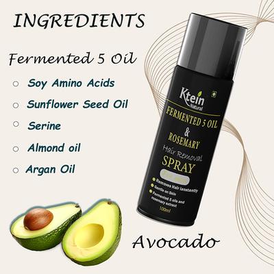 Ktein Fermented 5 Oil and Avocado Men's Hair Removal Spray 100 ml - Hair Sprays & Mists