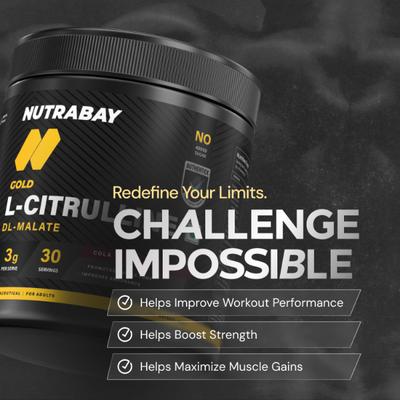 Nutrabay Gold Citrulline Malate Powder - Cola 120 g - Workout Essentials