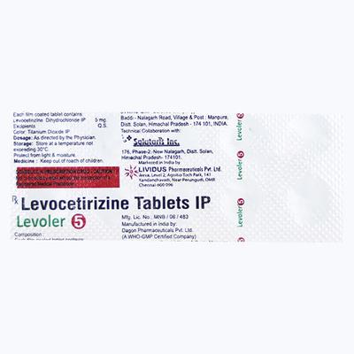 LEVOLER 5 Tablet 10's - Allergies-Ant