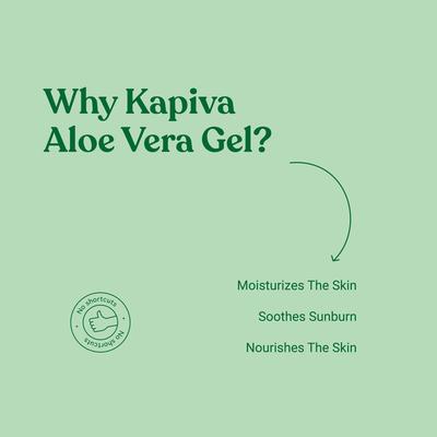 Kapiva Pure Aloe Vera Hydrating Gel 500 gm - Face Gels