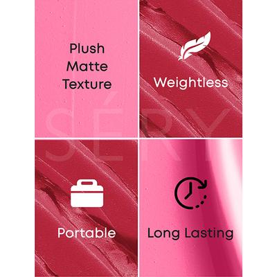Sery Capture D' Matte Lasting Lipstick Crimson Chic, Maroon, ML17 3.5 gm - Lipsticks