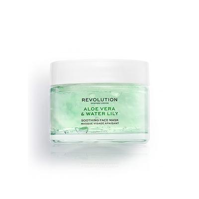 Revolution Skin Aloe Vera & Water Lily Soothing Face Mask 50 ml - Masks & Peels