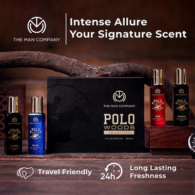 The Man Company Perfume Gift Set For Men - 4 x 20ml Polo Woods Collection Long-Lasting Eau De Parfum 1's - Men Perfumes (Edt/Edp)