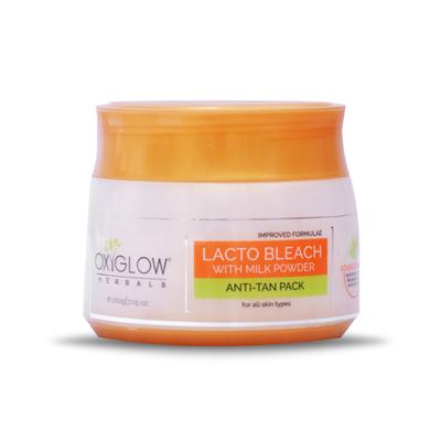 Oxyglow Lacto Bleach with Milk Powder - Anti-Tan Pack 50 gm - Face Packs